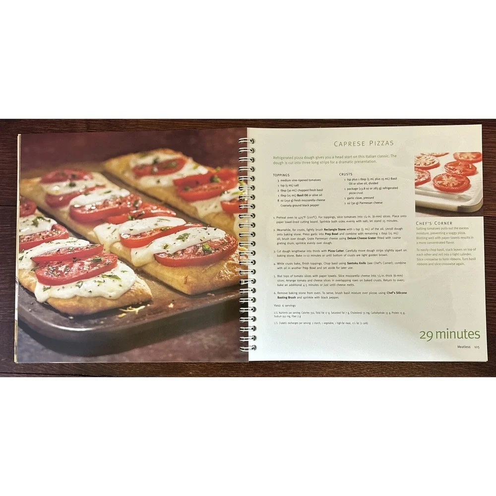 The Pampered‎ Chef - 29 Minutes to Dinner Cookbook - Spiral Bound Paperback